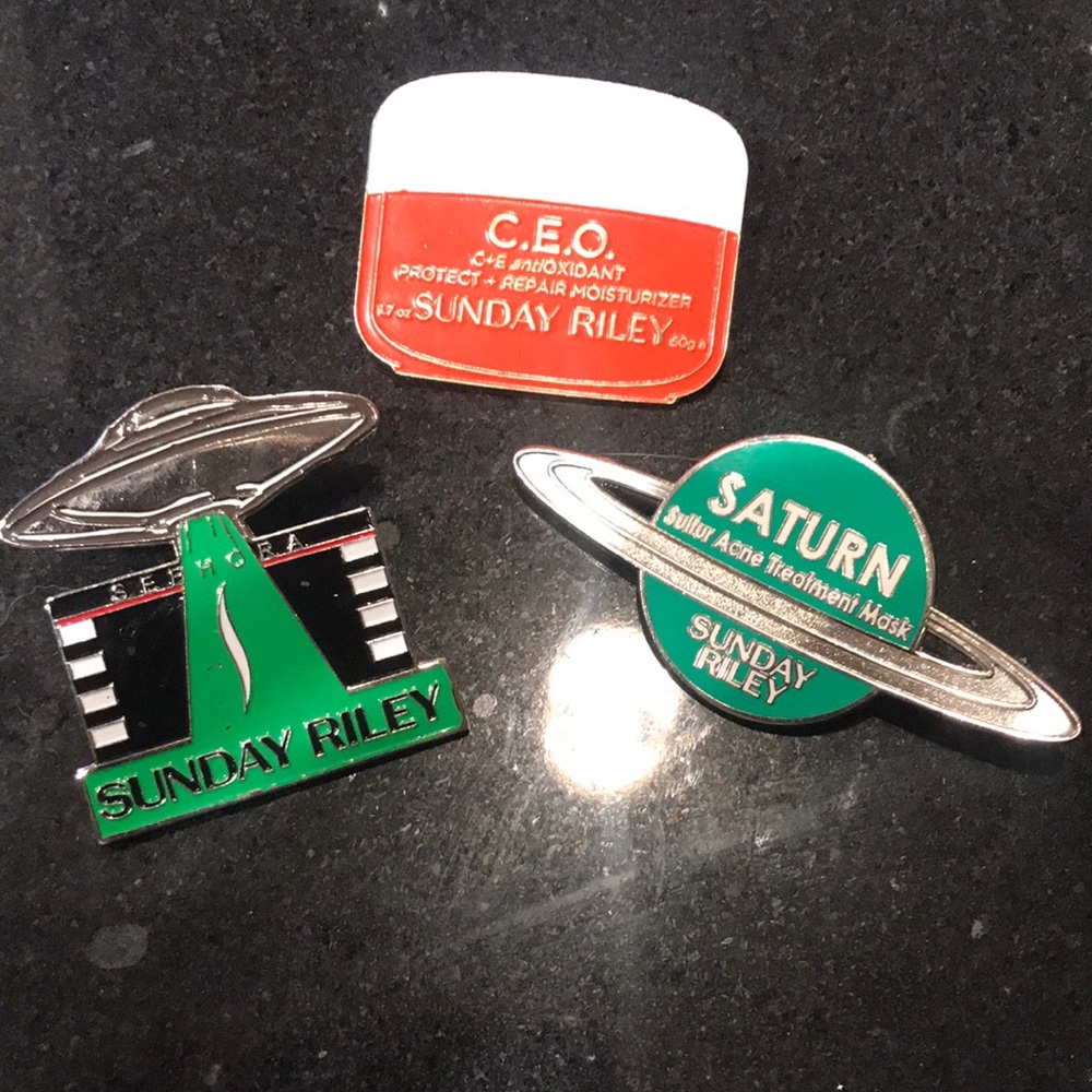Sunday Riley Enamel Pins - Large